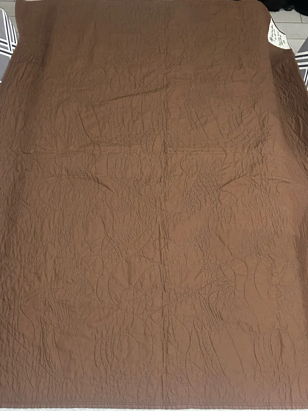 Handmade Quilt Blanket Sports Brown Green basketball‎ soccer volleyball baby boy